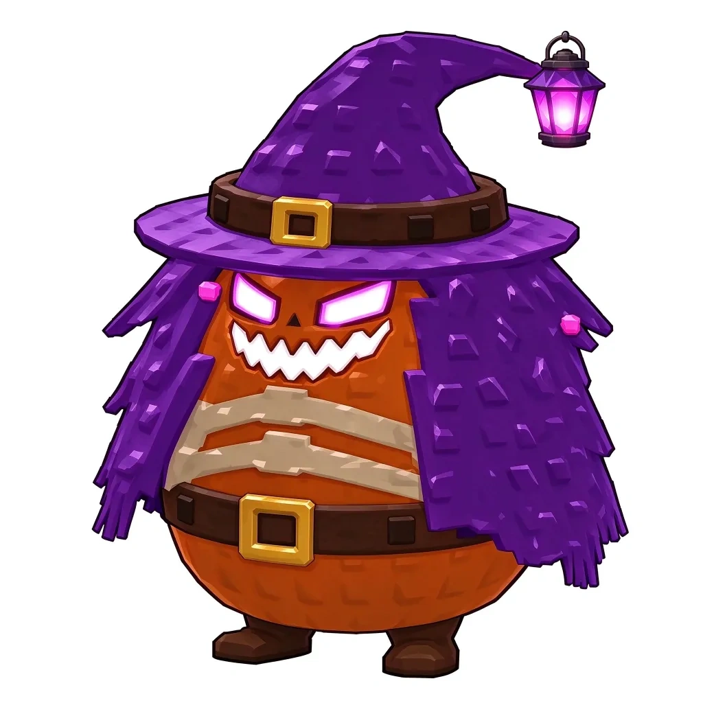 Hexed Pumpkin Halloween Egg in Steal an Egg