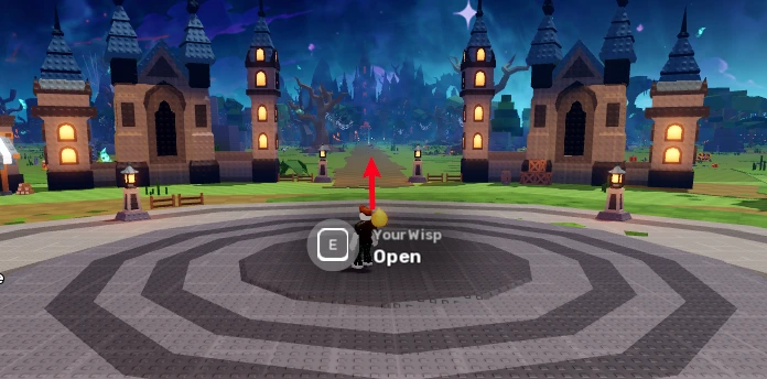 Main road to follow toward the Phantom Express in the Halloween Dimension in Steal an Egg