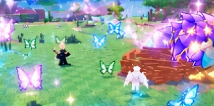 Catch butterflies during Butterfly Bloom