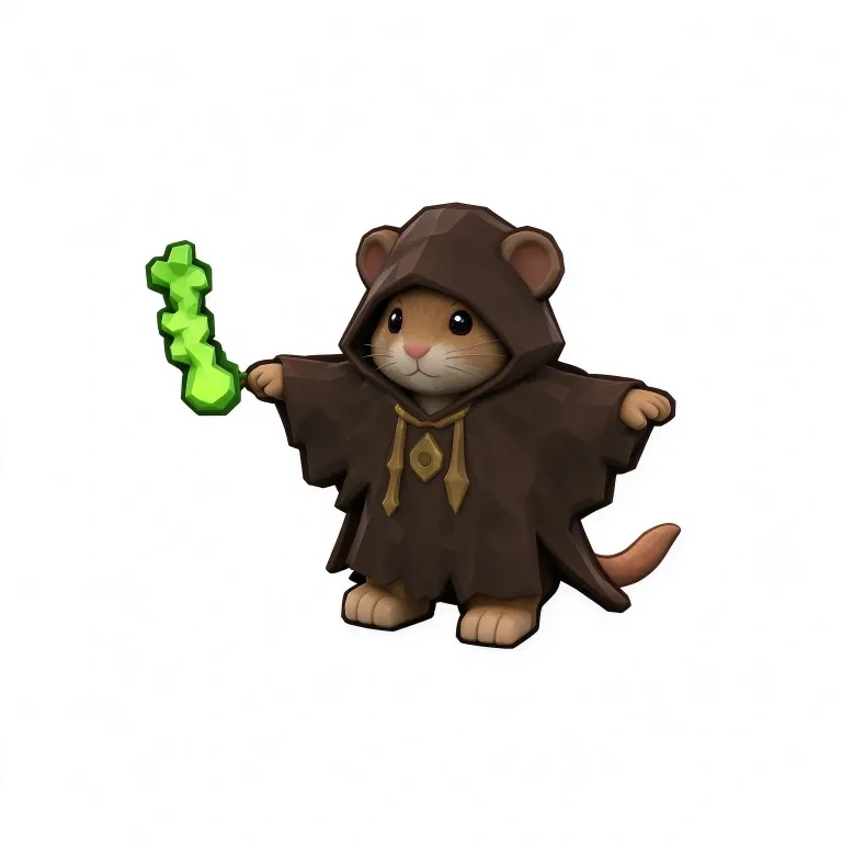 Hooded Gerbil Halloween pet in Steal an Egg